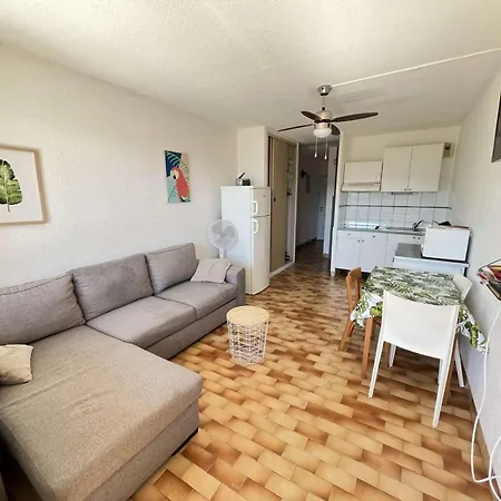 Studio Cabine Avec Piscine, Lave-linge, Parking Prive, A 200m De La Plage, Quartier Calme - Fr-1-702-66 Agde