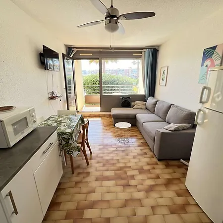 Studio Cabine Avec Piscine, Lave-linge, Parking Prive, A 200m De La Plage, Quartier Calme - Fr-1-702-66 Apartment